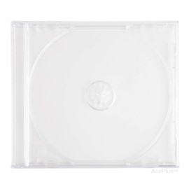 AcePlus Premium Single Disc Jewel Cases in Super Clear with 10.4 mm Standard Thickness Assembled (10-Pack)