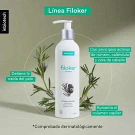 Inbiotech Filoker Shampoo 250ml Anticaída Protege Fortalece
