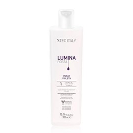 TEC ITALY Lumina Forza Tratamiento Intensificador de Color Violeta 300 ml | Matizador Violeta Profesional para Cabello Teñido | Neutraliza Amarillos, Revitaliza el Color y Aporta Brillo | Tecnología Ilumina