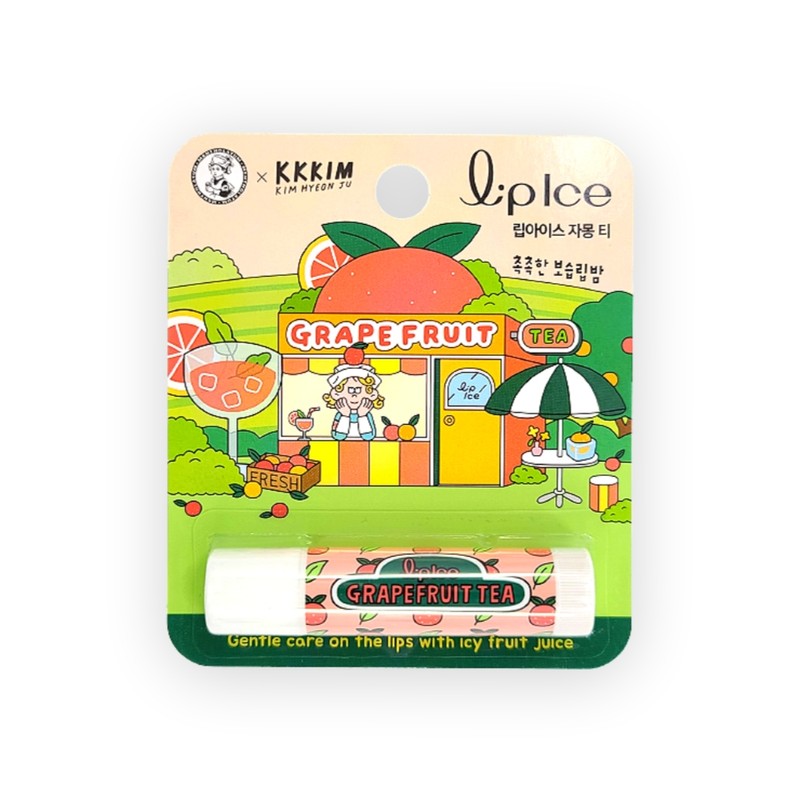Mentholatum KKKIM Collaboration Lip Balm Lip Ice Grapefruit Tea (Grapefruit