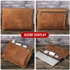 CataPurus Top Grain Leather 13.3" Slim Laptop Sleeve Bag, Vintage