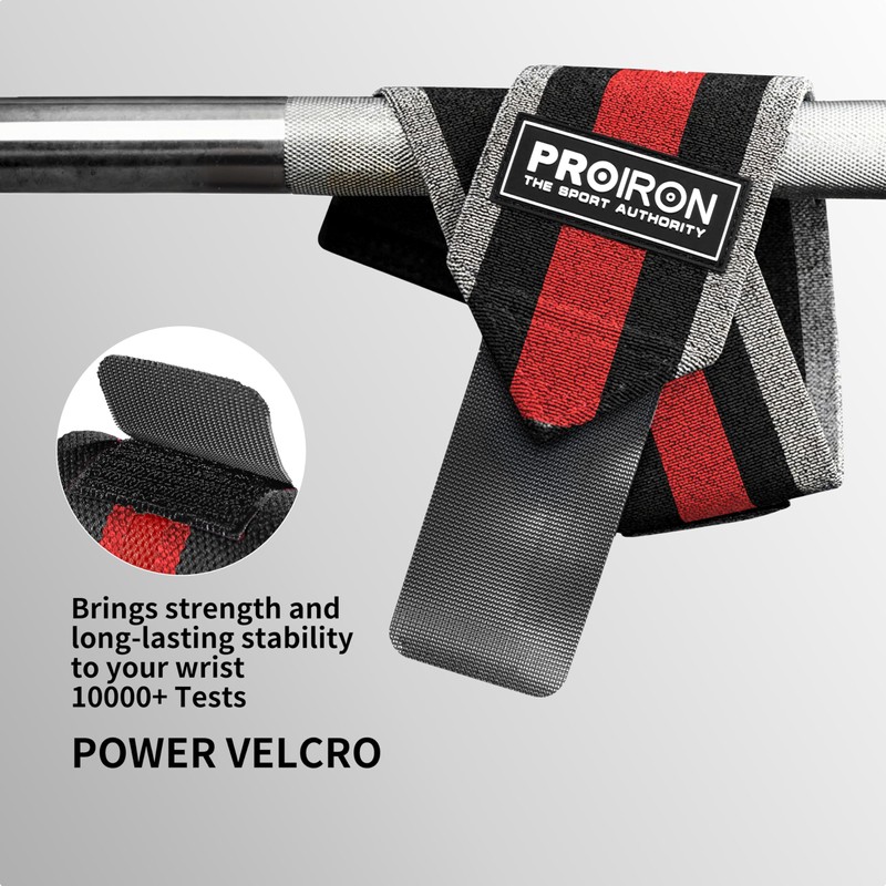 PROIRON Wrist Bandages Gym Lifting Straps Lifting Straps Strength Training