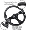 Universal EZGO Steering Wheel with Black Aluminum Frame Golf Cart