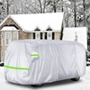 Federedevo Silver Car Cover Waterproof All Weather Compatible with 1950-1992