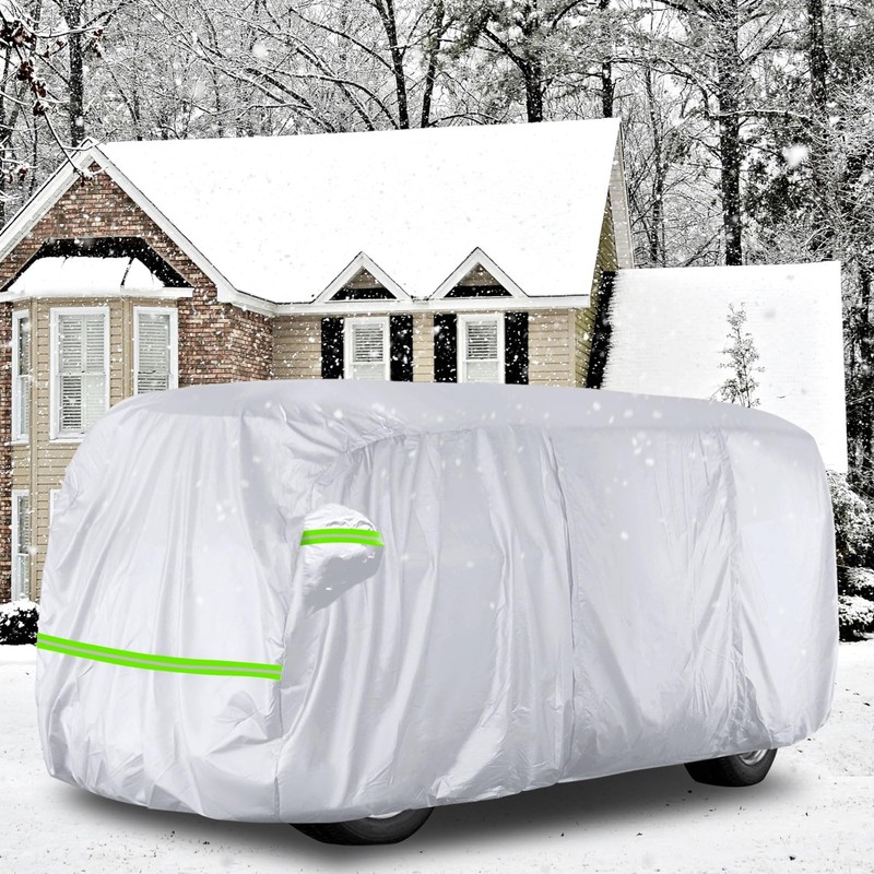 Federedevo Silver Car Cover Waterproof All Weather Compatible with 1950-1992