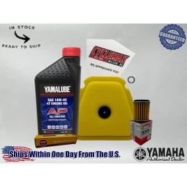 Cyclemax Standard 10W-40 Tune Up Kit fits 2022-2025 Yamaha YZ250F w/ Spark Plug