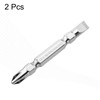 HARFINGTON 2pcs Magnetic Double Ended Screwdriver Bit 6mm PH2/SL6 2.56"/65mm