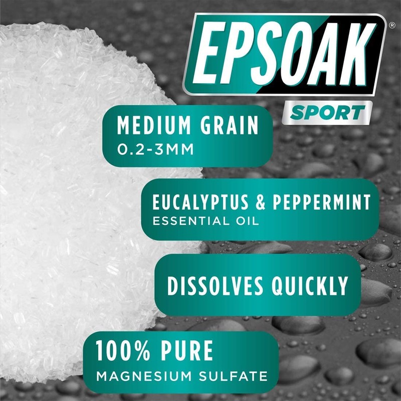 Epsoak Sport Epsom Salt for Athletes - 5 lbs. Energizing