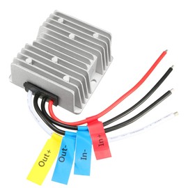 uxcell DC12V/24V to DC 5V 30A 150W Waterproof Power Supply Module Voltage Converter Regulator Transformer