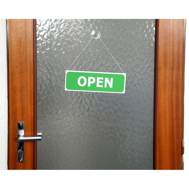 Double Sided Hanging Door Sign - Open / Closed