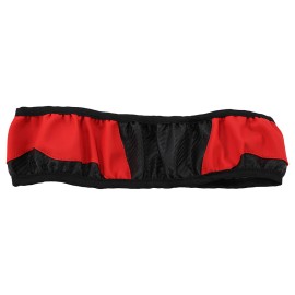 qwee-8 Universal 15'' 38cm Leather Car Steering Wheel Cover Anti-slip Accessories Black