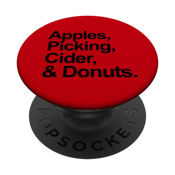 Apple Picking Cider and Donuts Apple Picking PopSockets with Interchangeable