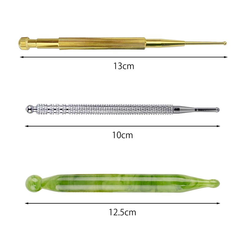 YFFSFDC Ear Urn Stick, Face Pointer, Press Point Pointer, Round