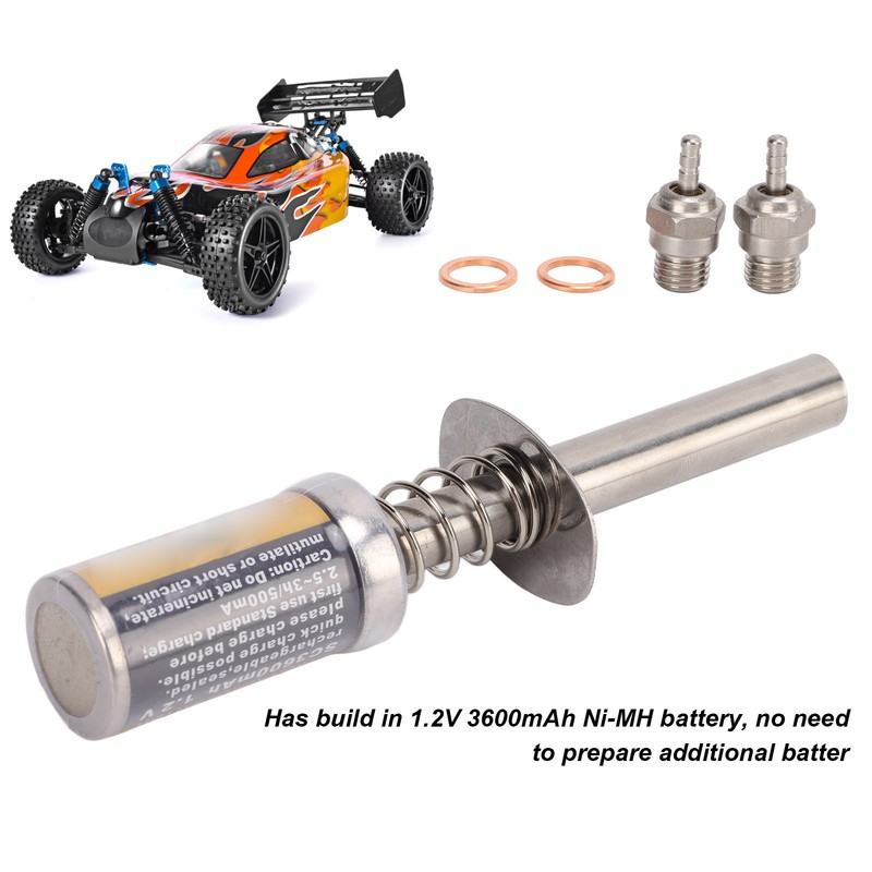 RC Engine Starter Igniter Kit With N3 Glow Plug for