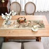 Easter Table Runner Flower Retro 13x72 Inch , Cute Rabbit