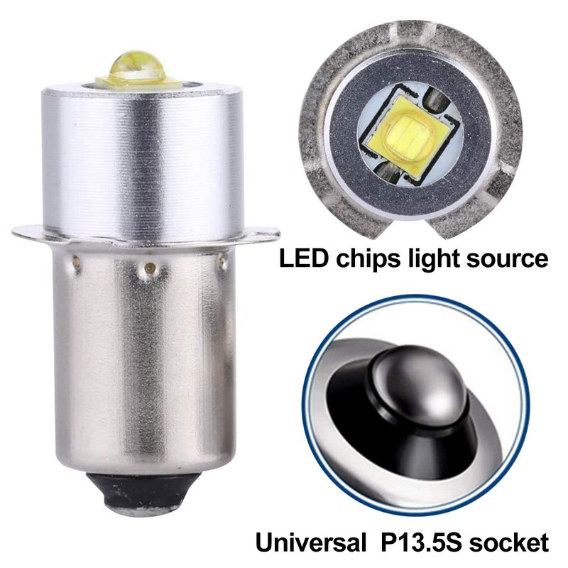 TRLIFE Maglight LED Bulb, Maglight Bulb Replacement for 3-16 C&D