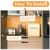 Kyuionty 2 Pack Cabinet Magnetic Touch Latch, Push to Open