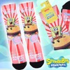 Nickelodeon SpongeBob SquarePants Krabby Patties Sublimated Crew Socks