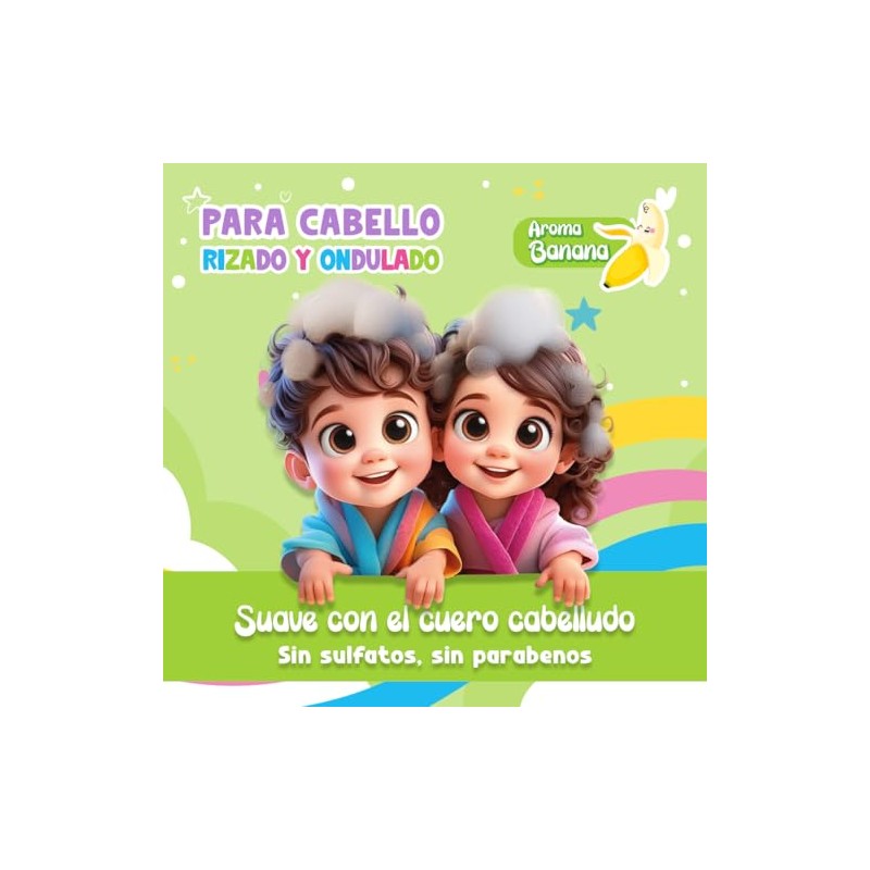 BLUMEN KIDS Shampoo 3en1 para Cabello Rizado y Ondulado 400