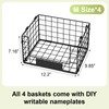 JKsmart Pantry Organizers and Storage, 4 Pack XL Stackable Wire