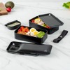 Restaurantware Bento Tek 40.5 Ounces Stackable Lunch Box 1 Reusable