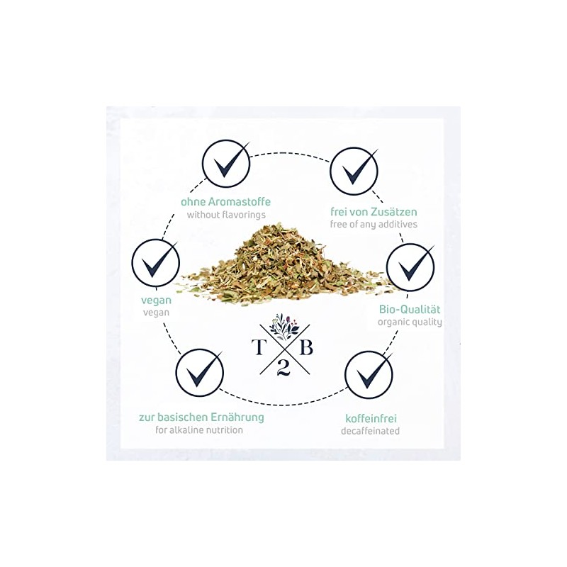 T2B Basic Herbal Tea Loose Organic - Pack of 4