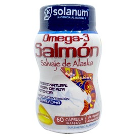 Omega 3 Salmón Salvaje de Alaska 60 caps Solanum EPA