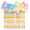 Lightweight Rainbow Backdrop Streamers AILEXI 2 Pack 1 m x