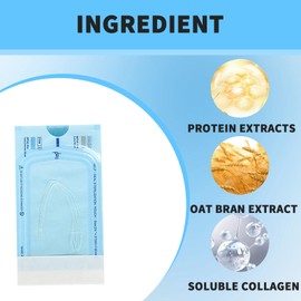 Landrain 20 x 12 Stück Aktives Collagen Fäden Lifting, Collagen Faden für Anheben der Kieferlinie, Kollagenfaden für Das Gesicht