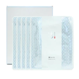 Sooryehan Mask 5 sheets - Moisture gland/Ginseng/Black/Whitening/Water_select, Ginseng White Whitening 5 sheets