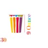 Oojami Serves 30 Rainbow Party Pack 30 cups 9 oz