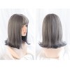 Eileen Gray Blue Wig, Natural Fluffy Feel, Women’s Wig, Straight,