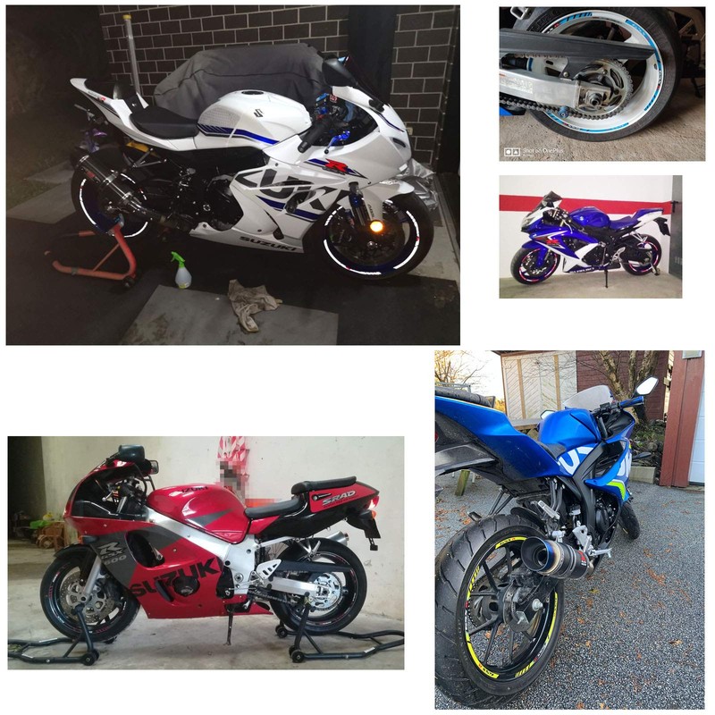 For Suzuki GSXR GSX-R 600 750 1000 Motorcycles Accessories Thick