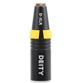 Deity Microphones D-XLR 3.5mm to XLR Adapter with Phantom to Plug-In Power Conversion for V-Series Microphones