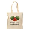 TOOLOUD Locally Grown Organic Melons Grocery Tote Bag - Natural