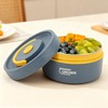 Tissting Insulated Lunch Container 420ml 304 Stainless Steel Round Stackable