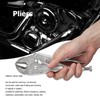 Adjustable Pliers with Pointed Jaws, Self-Locking Pliers Made of Carbon