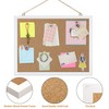 FEBSNOW Cork Board Bulletin Board 15.7 x 12 Inches with