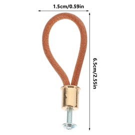 DOITOOL Rope Handles Cord Handle Clo Cupboard A Down Furniture Barn Rustic Door for Farmhouse Knob Cabinet Pull Simple Attic Drawer Leather