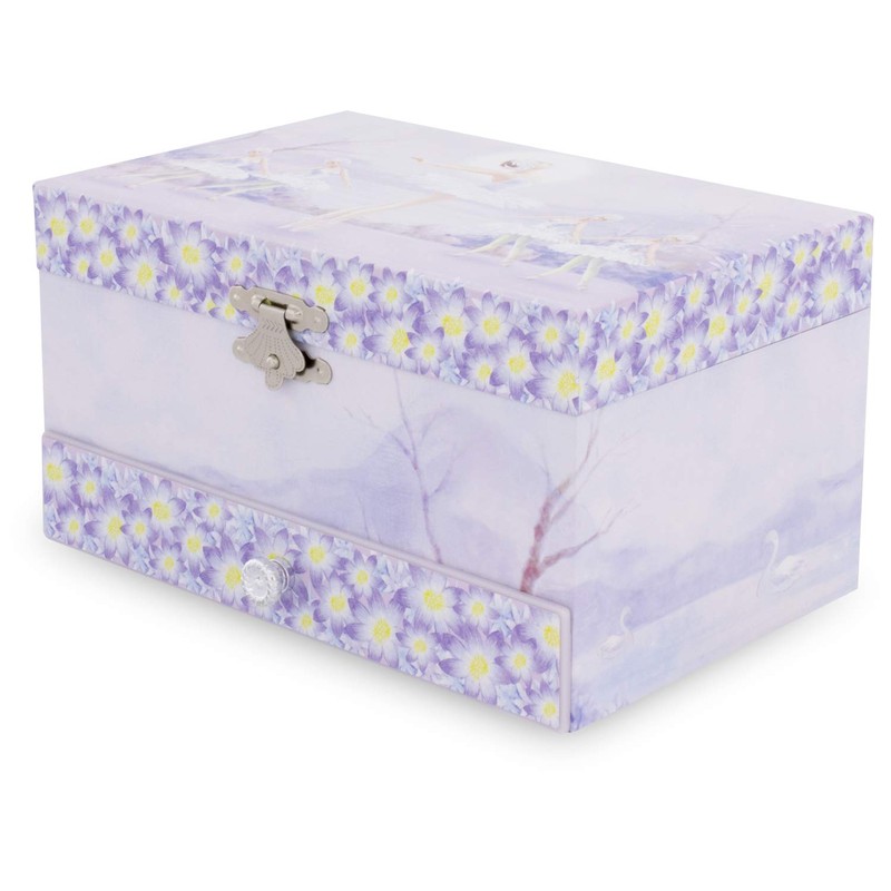 Ulysse 9525 Musical Box Swan Lake (Rechteckig), bunt