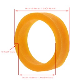 ONLYKXY Rubber bands 23mm OD 16mm ID Silicone Cable Ties Data Lines Silicone Cord Ties Reusable Rubber Rings Power Cable Tie Straps Elasticity Coil Ring Rubber bands (100 Pieces)