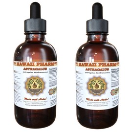 Astragalus Liquid Extract, Organic Astragalus (Astragalus membranaceus) Dried Root Tincture 2x4 oz