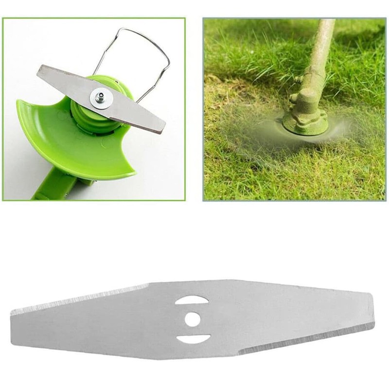 SURALIN 5 Pieces Metal Grass Trimmer Blade Replacement Blade Lawn
