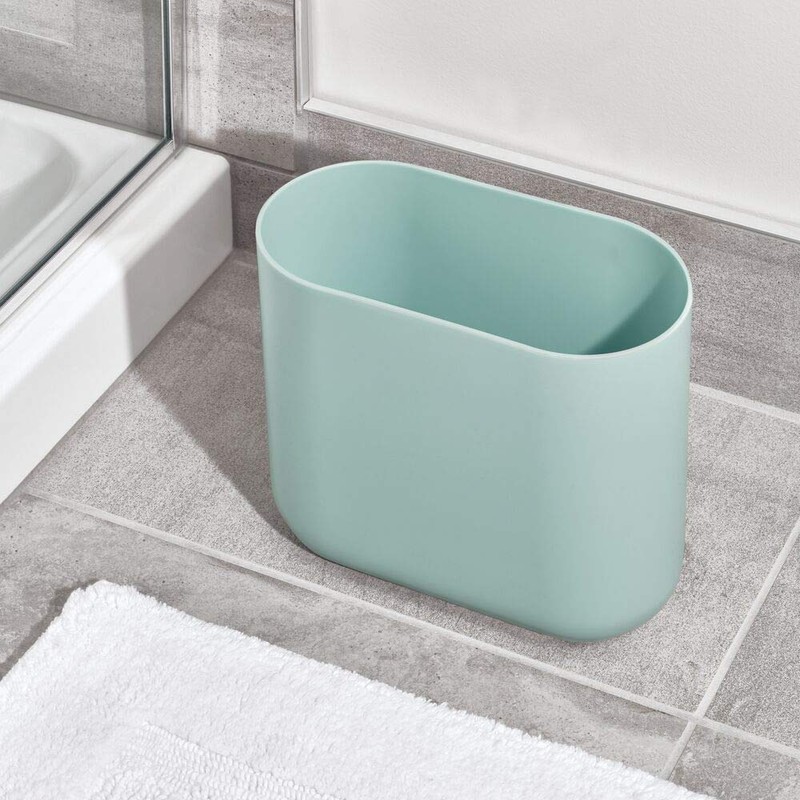 iDesign - Cade Oval Slim Basura Papelera, papelera compacta para