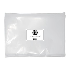 MJ Commercial-Grade Vacuum Sealer Bags for Food Storage, Sous Vide | 50 Pack (15" x 20" 4 Mil, Clear)