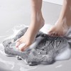 Easkite Shower Foot Scrubber, Shower Foot and Back Scrubber with