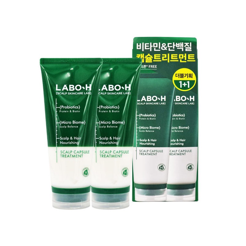 LaboH 라보에이치 두피강화 클리닉 캡슐 트리트먼트 200ml x2개 a2-1 Labo