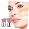 Baluue Facial Contouring Makeup Brush Set 2pcs Mushroom Brush for