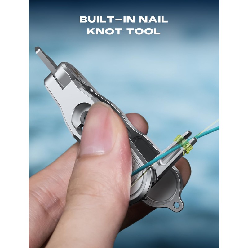 HOOK-EZE Fishing Line Cutter, Fly Fishing Nippers with Retractors and