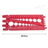 EsiFare Nut Bolt Thread Gauge Screw Nut Measuring Gauge Bolt